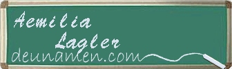 Aemilia Lagler Visitenkarte